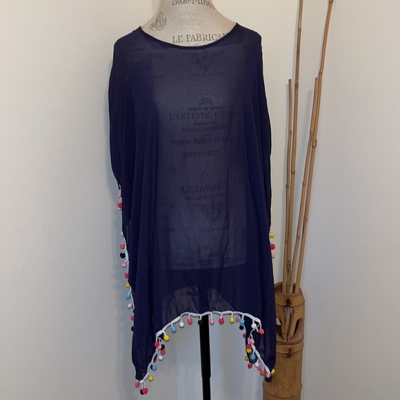 Vic & Lou SHEER COVERUP SIZE OSFA - Picture 1 of 5